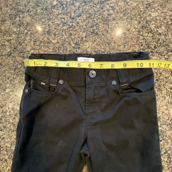 HUGO BOSS KIDS Black Cotton Jeans SIZE 8 (Boy) - Picture 4 of 7